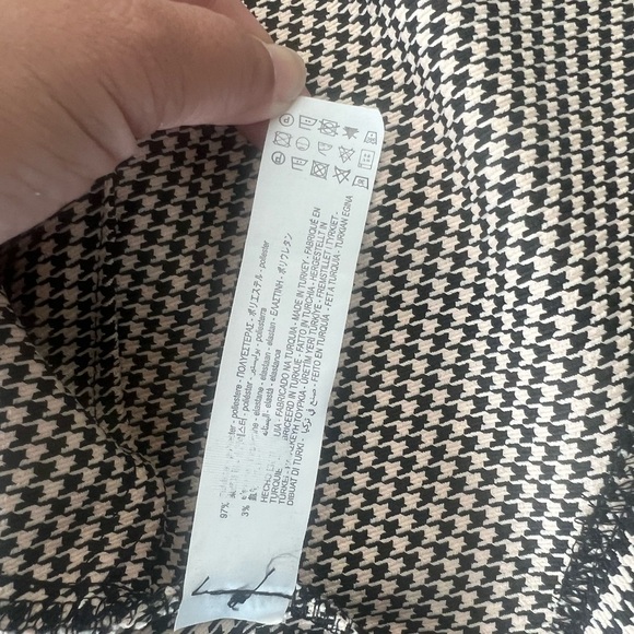 ZARA Houndstooth Crop Top - Picture 11 of 15